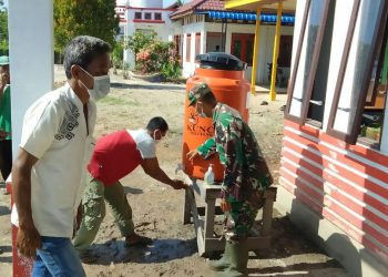 TMMD ke-111 Tetap Patuhi Protokol Kesehatan Untuk Cegah Covid-19