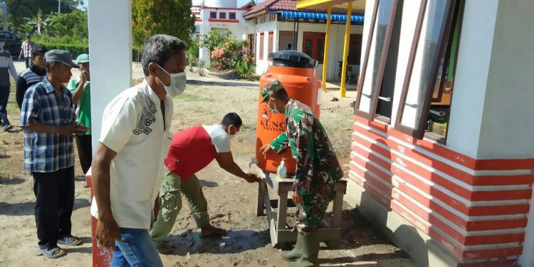 TMMD ke-111 Tetap Patuhi Protokol Kesehatan Untuk Cegah Covid-19