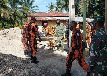 TMMD ke 111 Wilayah Kodim 0321/Rohil, Ormas PP Ikut Berjibaku