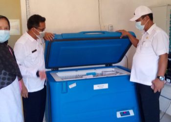 Camat Basira Minta Kapus Pastikan Sterilisasi Freezer Penyimpanan Vaksin