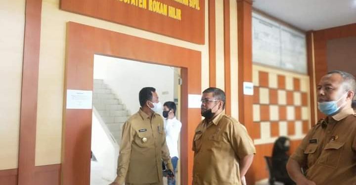 Wabup Rohil Kembali Monitoring Kantor Disdukcapil Pastikan Pelayanan Lancar