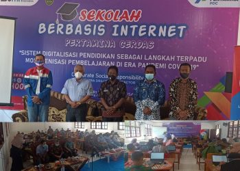 Pertamina PDC Beri Solusi Belajar di Era Pandemi di Bangko Permata