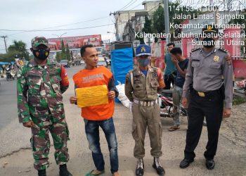 Lagi, Koramil 03/Bgs dan Tim Satgas Tegakkan Prokes