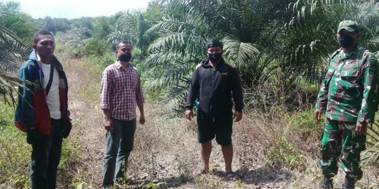 Babinsa Koramil 03/Bgs Kembali Lanjutkan Patroli Karhutla