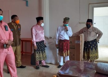 Tinjau Tempat Isolasi Khusus, Bupati Instruksikan Pembenahan