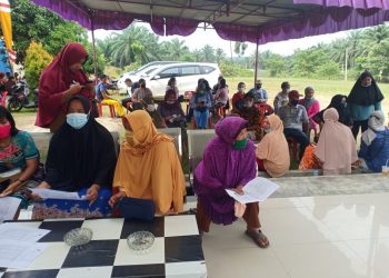 Polres Rohil Kembali Gelar Vaksinasi di Dua Titik
