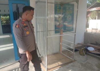 Ide Kreatif Kapolsek Pujud Buat Sauna Mandiri Cegah Penularan Covid-19