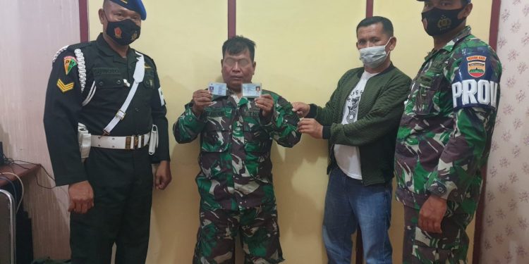 Ngaku Anggota TNI Ternyata Gadungan, Pelaku Diserahkan ke Polsek Bangko