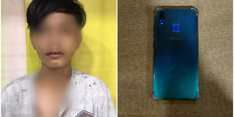 Curi Handphone di Kedai, Pemuda Ini Dibawa ke Polres Rohil
