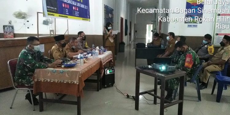 Diwakili Danpos, Danramil 03/Bgs Hadiri Pertemuan Peningkatan Promkes
