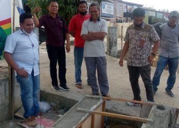 Akhirnya Turun ke Basira, PPTK PUPR Rohil Stop Pekerjaan Drainase
