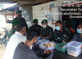 Babinsa Koramil 03/Bgs Komsos Tentang Prokes
