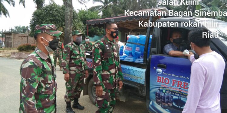 Babinsa Koramil 03/Bgs Kembali Tegakkan Prokes di Basira