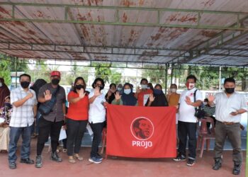 Serentak se Indonesia, Projo Rohil Sukseskan Gerakan Vaksin Covid-19