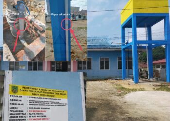 Miris! Sumur Bor Damkar Bagan Sinembah Diduga Menyalahi