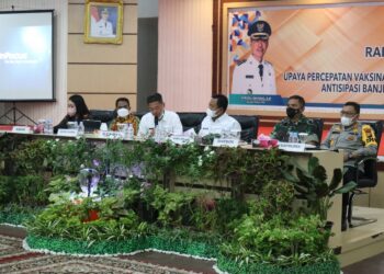 Rakor Percepatan Vaksinasi, Bupati Rohil: Peran Camat dan Penghulu Sangat Penting
