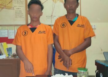 Polsek Pujud Tangkap Dua Orang Pengedar Sabu
