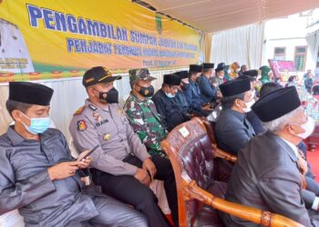 Kapolsek Pujud Hadiri Pelantikan Plt Penghulu Kasang Bangsawan