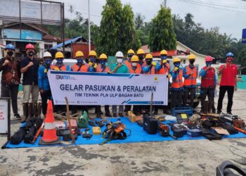 Jelang Nataru, PLN Baganbatu Gelar Pasukan Teknik dan Peralatan