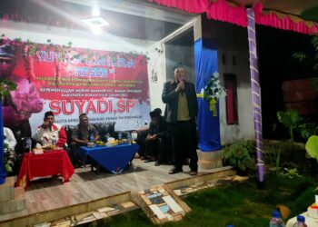 Meski Diguyur Hujan, Masyarakat Antusias Hadiri Kunjungan Reses Suyadi SP