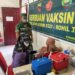 Danramil 03/Bgs Kapten Inf M Manurung Tinjau Serbuan Vaksin TNI