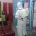 Antisipasi Penularan Covid-19, Asrama Koramil 03/Bgs Disemprot Disinfektan