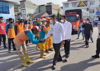 Curah Hujan Tinggi, Pemkab Rohil Gelar Apel Siaga Banjir