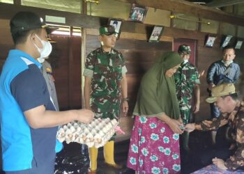 Bupati, Kapolres dan Dandim Tinjau Lokasi Banjir di Bagansiapiapi