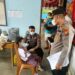 Dampingi Gerai Polres, Kapolsek Bagan Sinembah Tinjau Vaksinasi Anak
