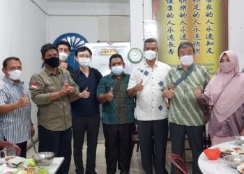 Tiba di Bagansiapiapi, Konsultan Jepang Disambut Sekda dan Kadiskan Rohil