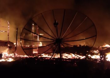Bakar Sampah Berujung Petaka, Dua Rumah Ludes Dilalap Jago Merah
