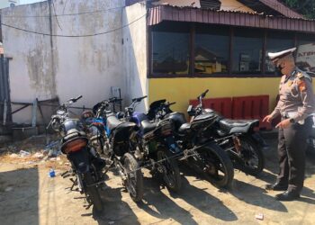 Unit Lantas Polsek Bagan Sinembah Gelar Razia Balap Liar