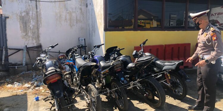 Unit Lantas Polsek Bagan Sinembah Gelar Razia Balap Liar