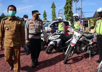 Wabup Sulaiman Pimpin Apel Gelar Pasukan Ops Ketupat Lancang Kuning