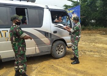 Lagi, Babinsa Koramil/Bgs Gelar Razia Vaksin