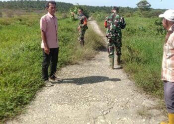Babinsa Koramil 03/Bgs Kembali Tingkatkan Patroli Karhutla