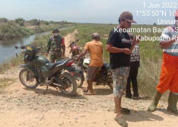 Antisipasi Titik Api, Babinsa Koramil 03/Bgs Patroli Karhutla