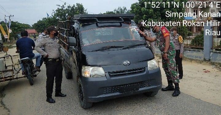 Penegakkan Prokes Kembali Ditingkatkan Babinsa Koramil 03/Bgs