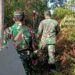 Cuaca Panas, Babinsa Koramil 03/Bgs Patroli Karhutla