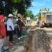 PTPN III Sei Meranti Turun Tangan Perbaiki Jalan MT Hariono
