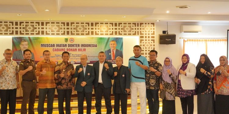 Wabup Hadiri Muscab IDI Rohil, Suratmin Digadangkan Jadi Ketua IDI Riau