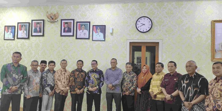 Temu Ramah dengan Amsori Tohir, Wabup Sampaikan Potensi Rokan Hilir