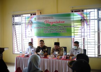 Sosialisasi Pemilu, Kasi Intel Kejari Rohil Ajak Masyarakat Tidak Golput dan Tolak Politik Uang