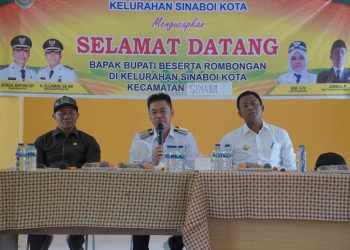 Resmikan Kantor Lurah Sinaboi Kota, Bupati Rohil Minta Dianggarkan Mobiler Kantor