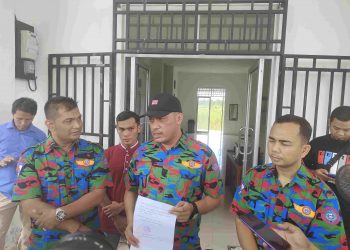 Pengurus Baru SPTI SPSI Rohil Serahkan Berkas Munaslub ke Dinaskar, H Fuad Ahmad Tidak Lagi Ketua SPSI 