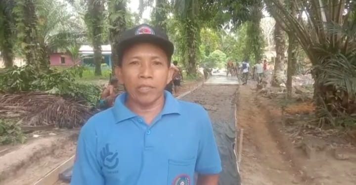 Kadus Bangko Sempurna Apresiasi Program TMMD Rohil 