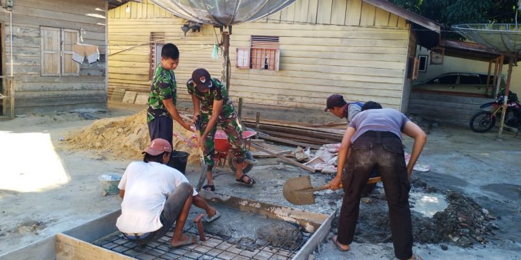 Sukseskan Program TMMD ke 117, TNI Polri Sinergi Bangun Desa
