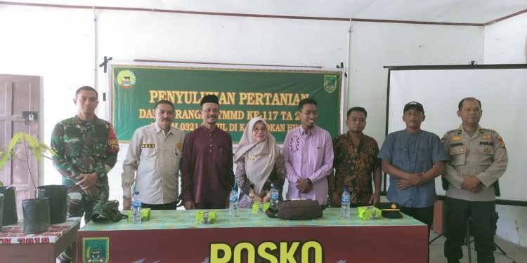 Dorong Warga Gemar Bertani, Satgas TMMD Rohil Gelar Penyuluhan 