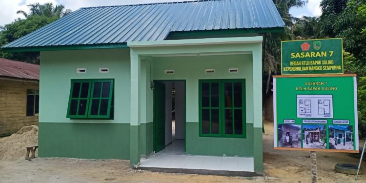 Rehab RTLH Program TMMD Rohil Rampung 100 Persen