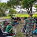 Manfaatkan Waktu Luang, Satgas TMMD Rohil Isi Kegiatan Komsos dengan Pelajar 